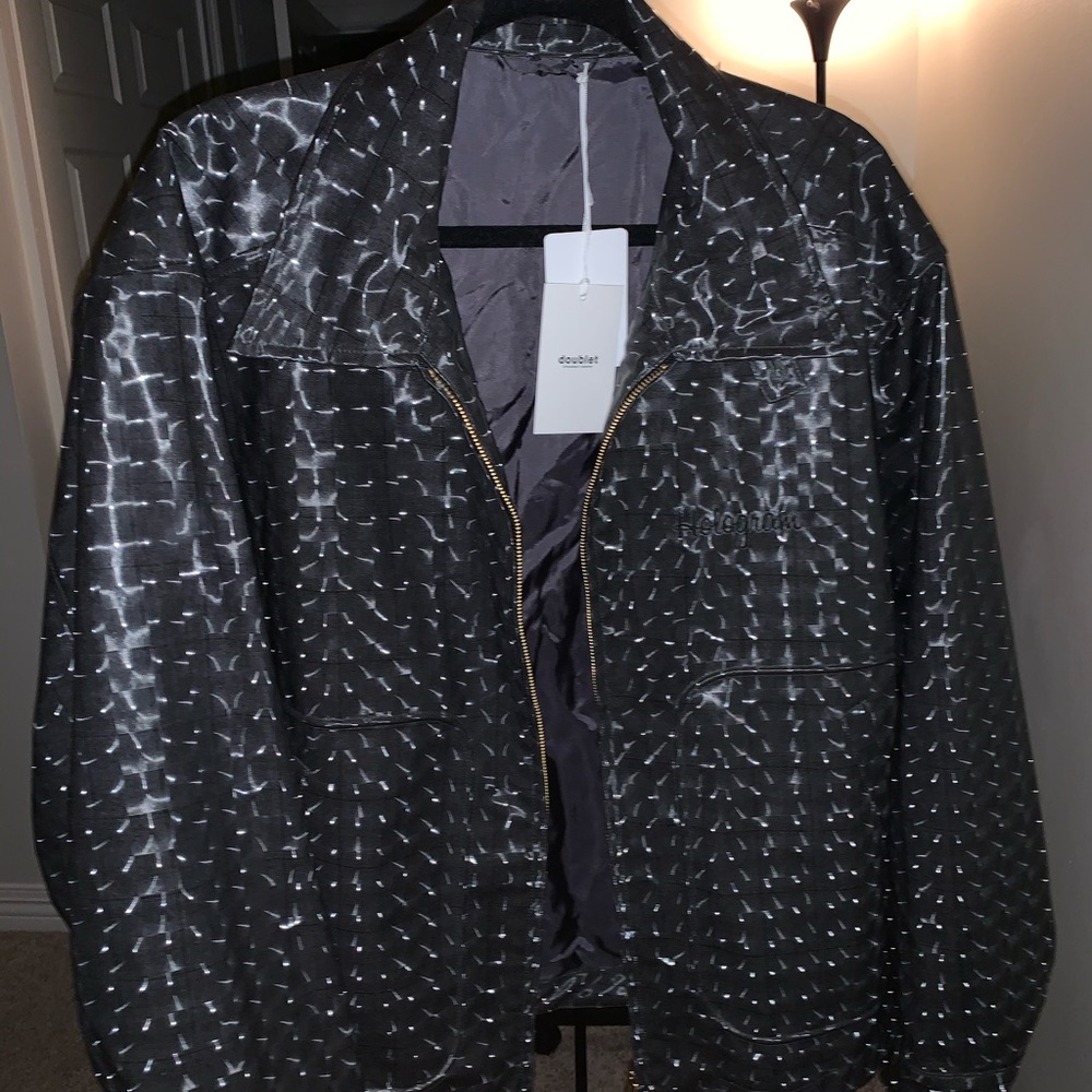Doublet Hologram Coating Drizzler jacket